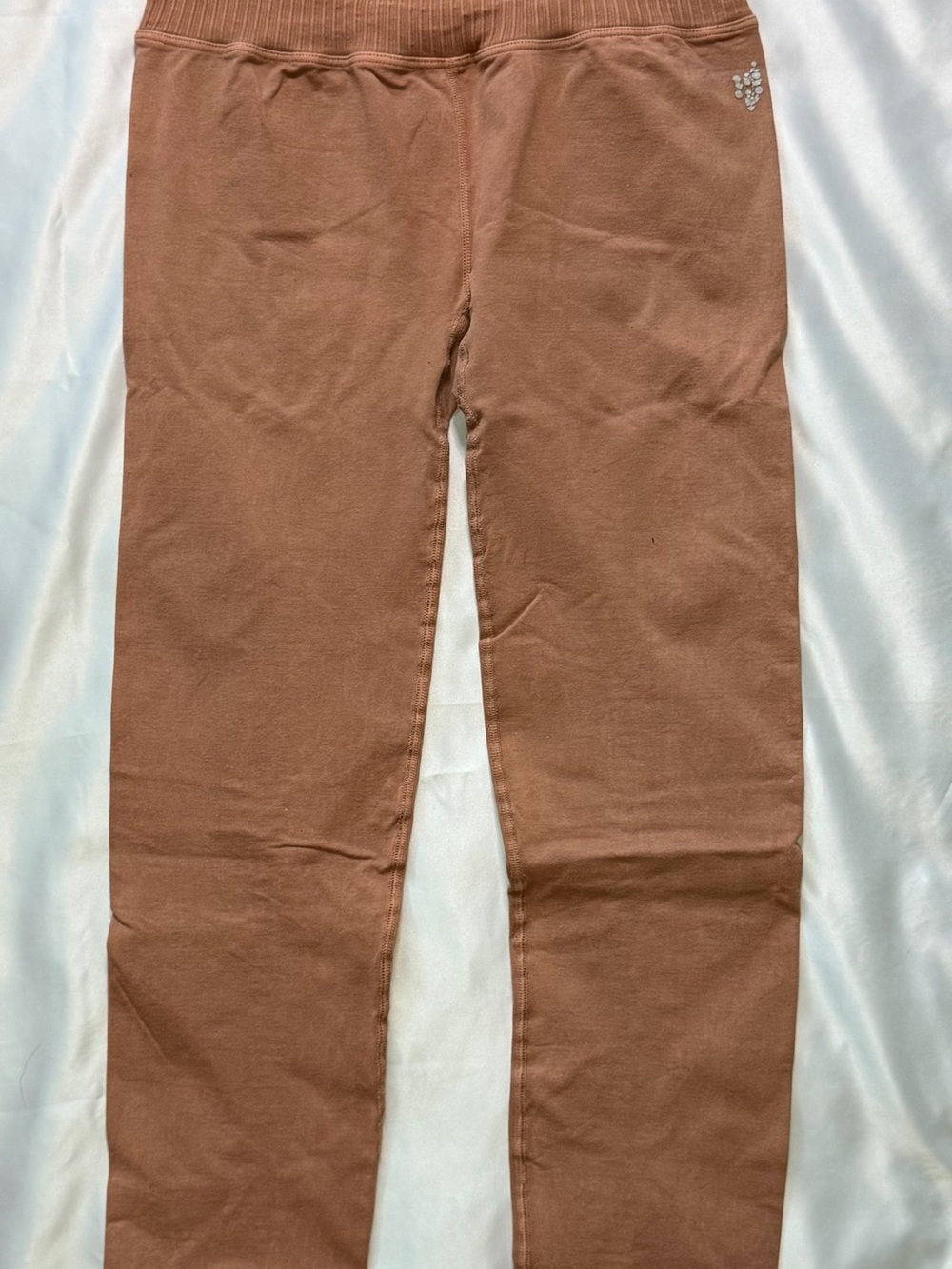 FP Movement Brown Ribbed High Waisted Leggings